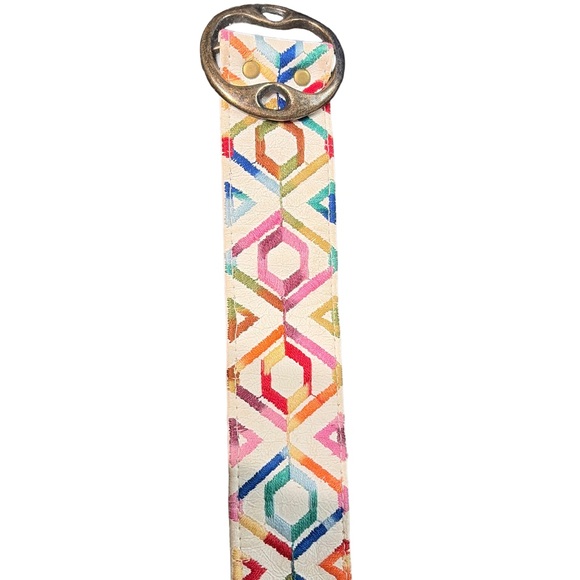 Embroidered O-Ring Belt - Picture 2 of 4